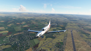Flying over Moshoeshoe I Intl (FXMM) Maseru, Lesotho